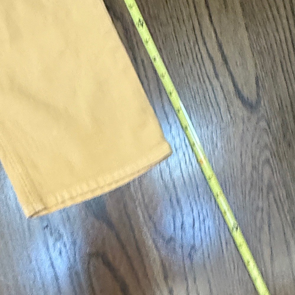 Chico's Platinum Adriann Mustard Yellow Ankle Jeans sz 0.5= 6 - Picture 5 of 12